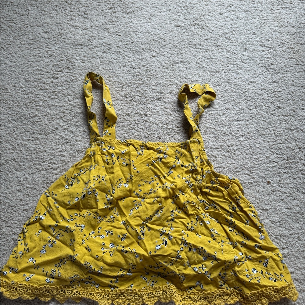 Abound Yellow Crop Camisole Top